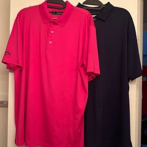 SET of 2 Callaway Opti-Dry Golf Polo Men’s Medium